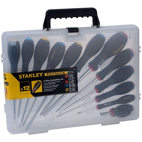 stanley 12 piece screwdriver set